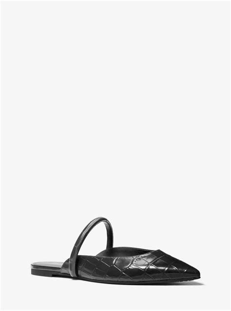 jessa mule michael kors|Jessa Leather Mule .